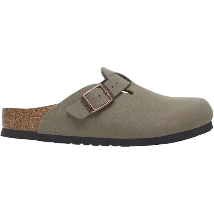 Birkenstock Детские бостонские эва-тапочки для улицы серые — фото 3