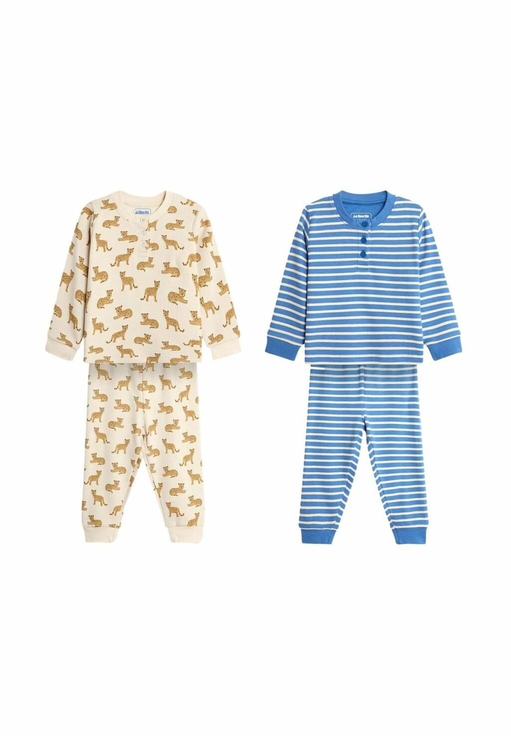 

Пижамный комплект LEOPARD 2 PACK REGULAR FIT JoJo Maman Bébé, желтый/синий