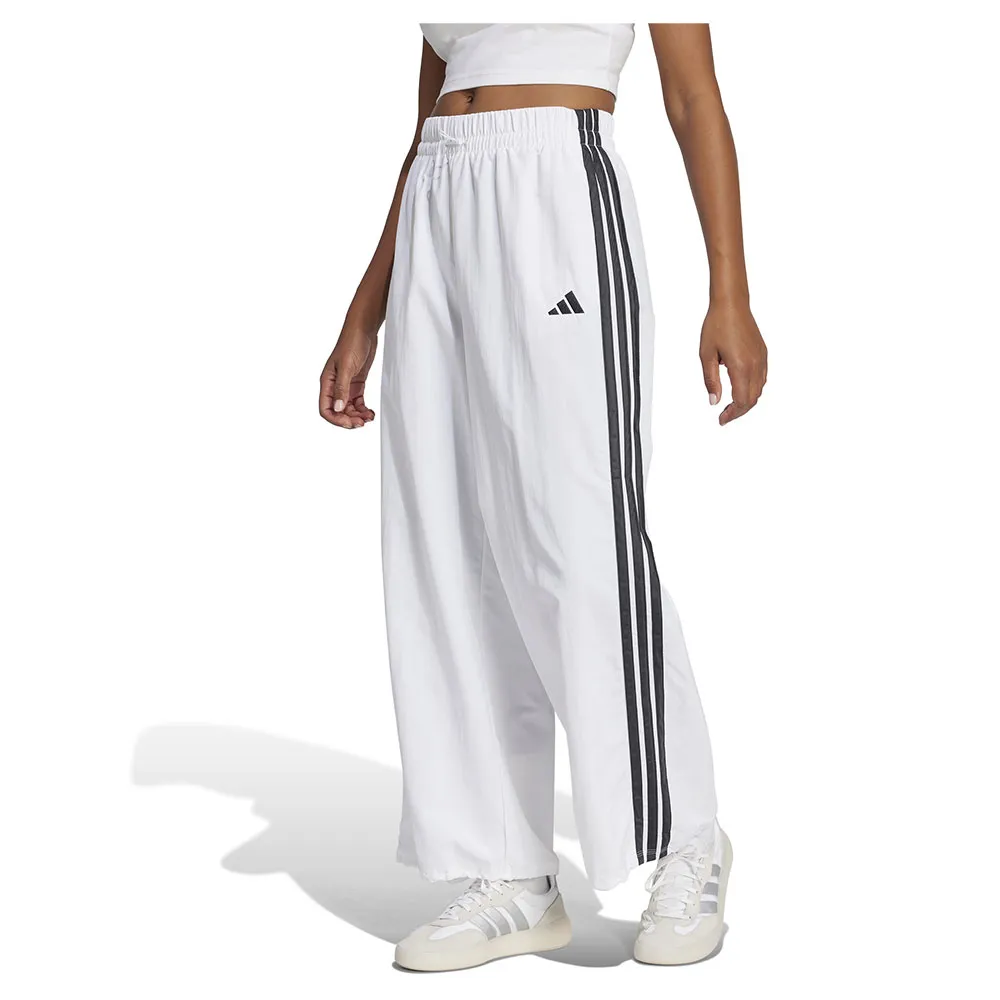 

Брюки adidas Essentials 3 Stripes Lifestyle Woven Parachute, белый