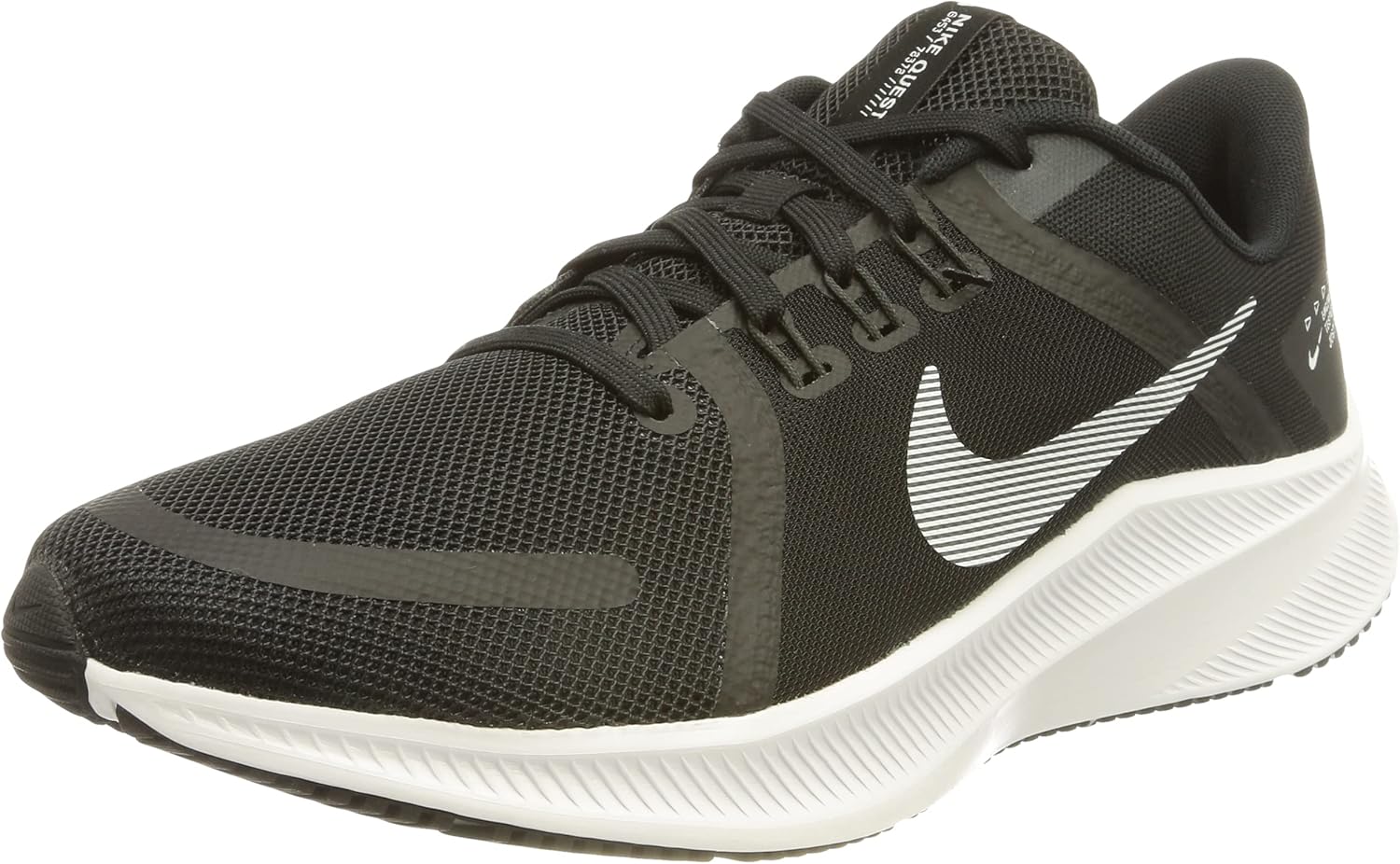

Беговые кроссовки Nike Quest 4 для мужчин, белый/черный/серый/темно-серый