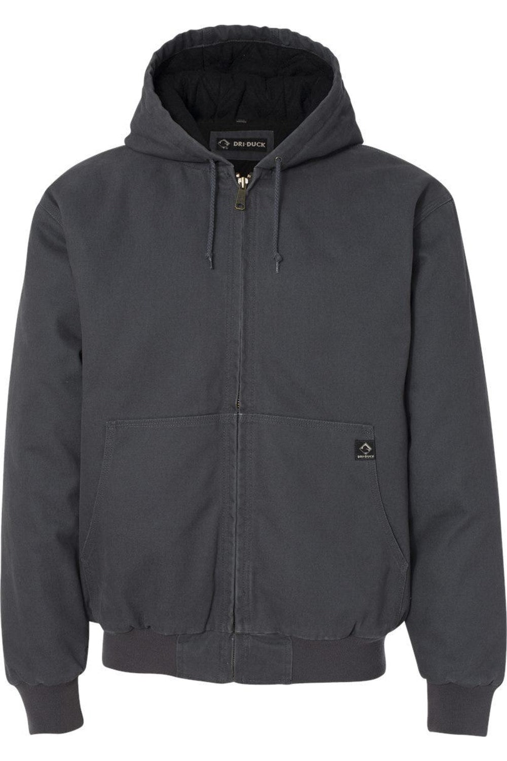 

Куртка DRI DUCK из ткани Cheyenne Boulder с капюшоном и трикотажной стеганой подкладкой, цвет charcoal