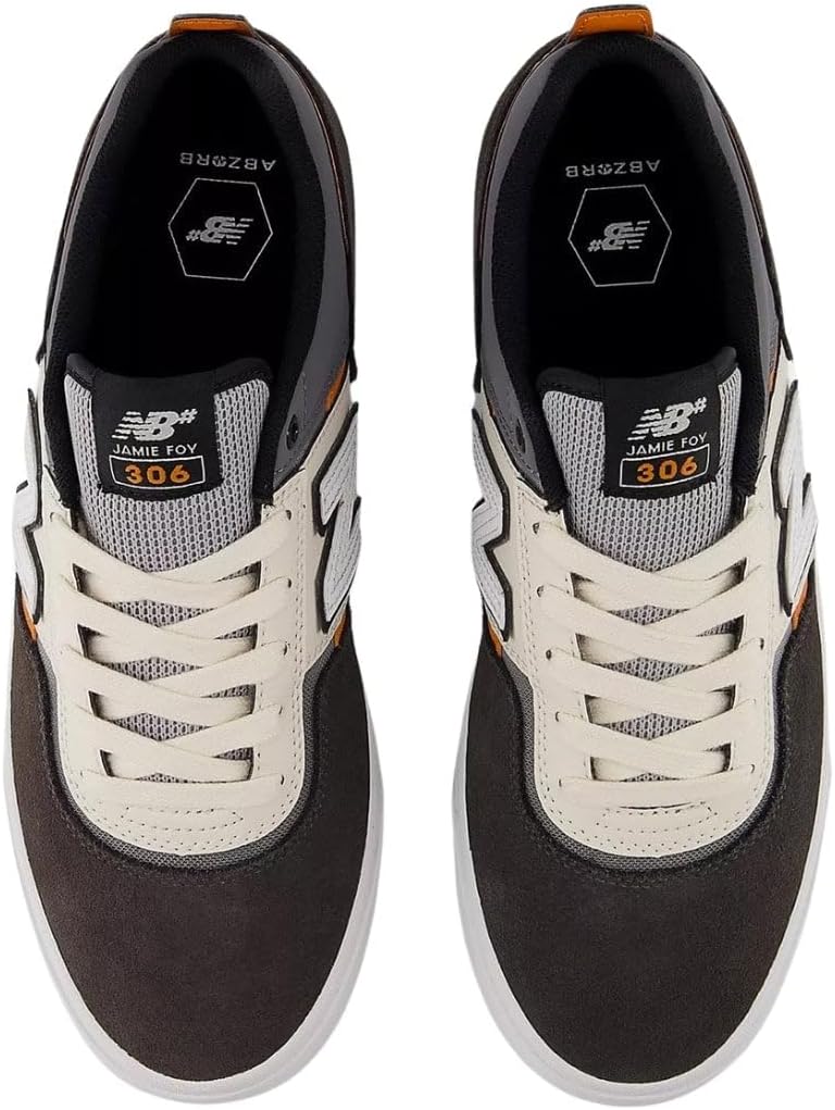 Мужские кроссовки для скейтбординга New Balance Jamie Foy 306, Black Cement — фото 4