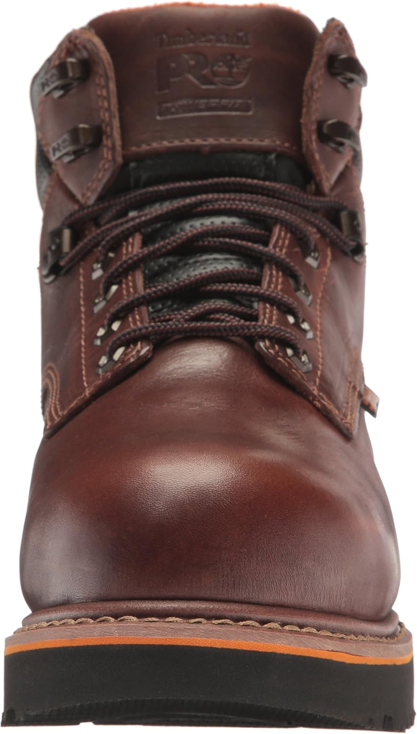 Timberland PRO мужские промышленные и строительные ботинки Ascender 6" с внутренней защитой плюсны и алюминиевым носком, Brown Full Grain Leather — фото 2