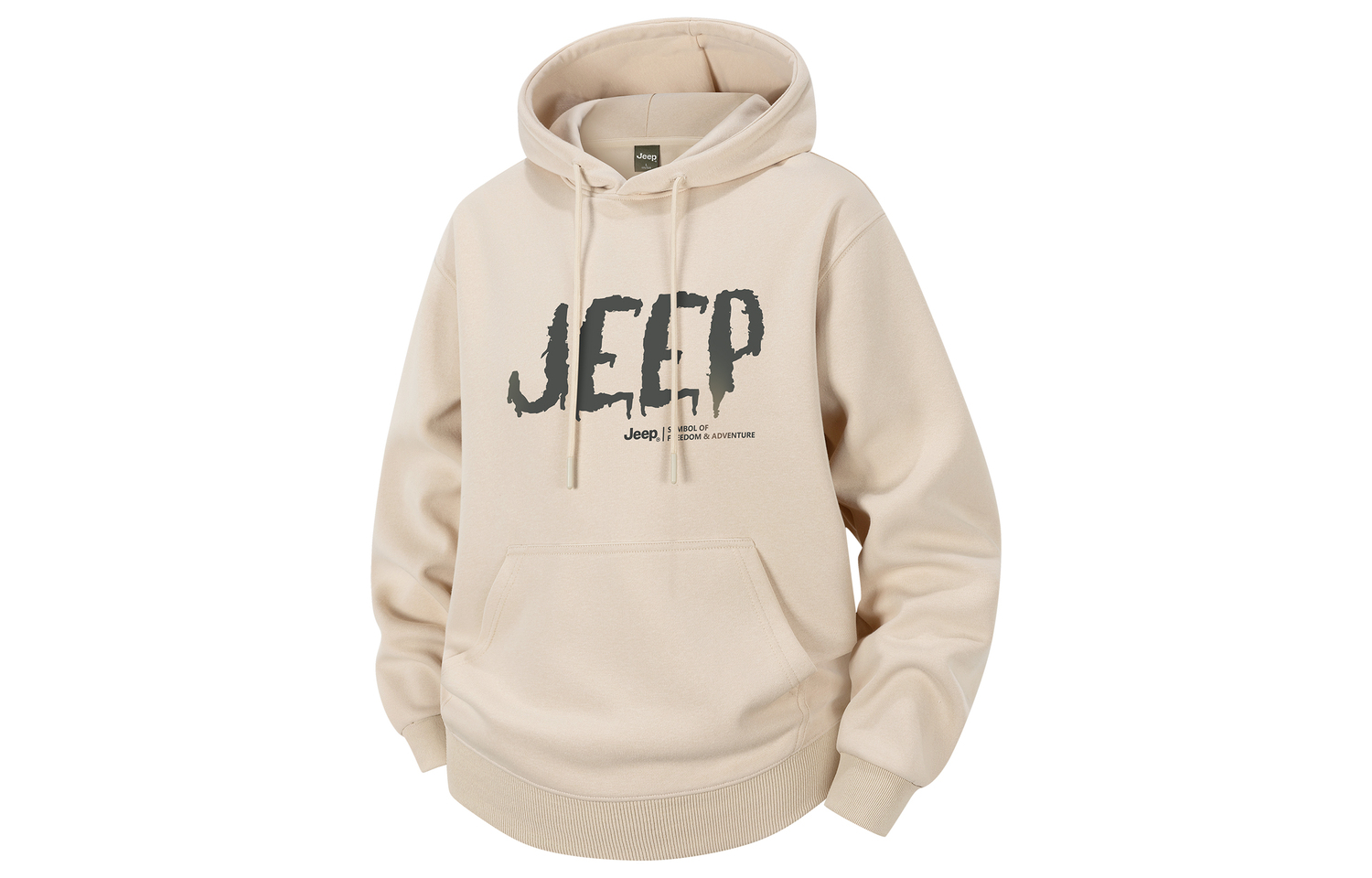 

Толстовка Unisex Hooded Moderate Regular Jeep, хаки
