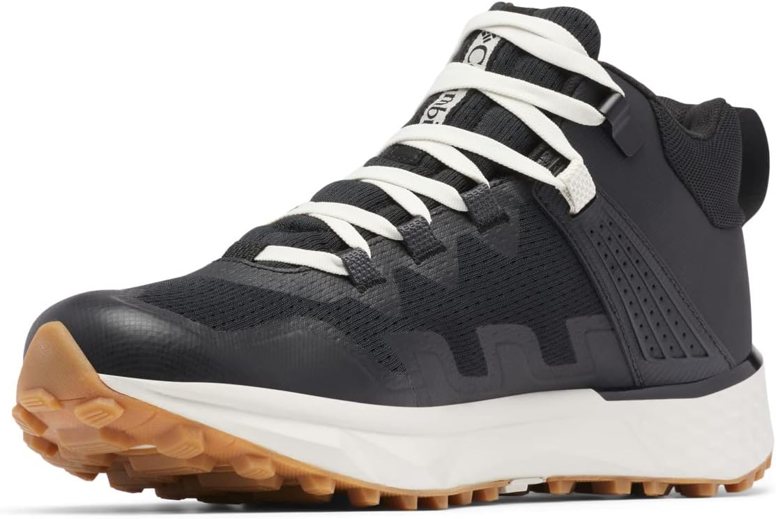Мужские походные кроссовки Columbia Facet 75 Mid Outdry, Black/Light Sand — фото 2