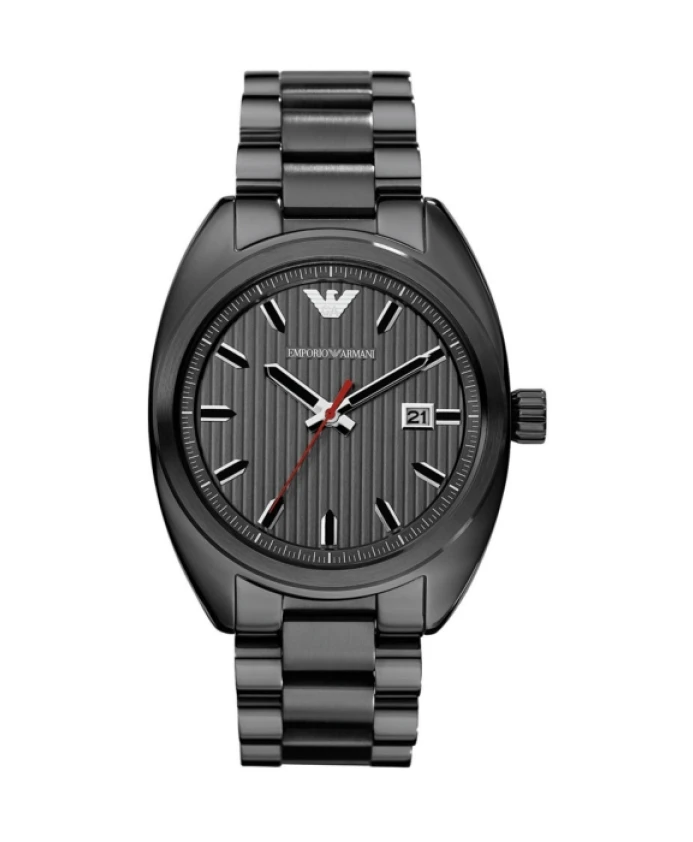 

Мужские часы из нержавеющей стали цвет серебра. Emporio Armani, серый