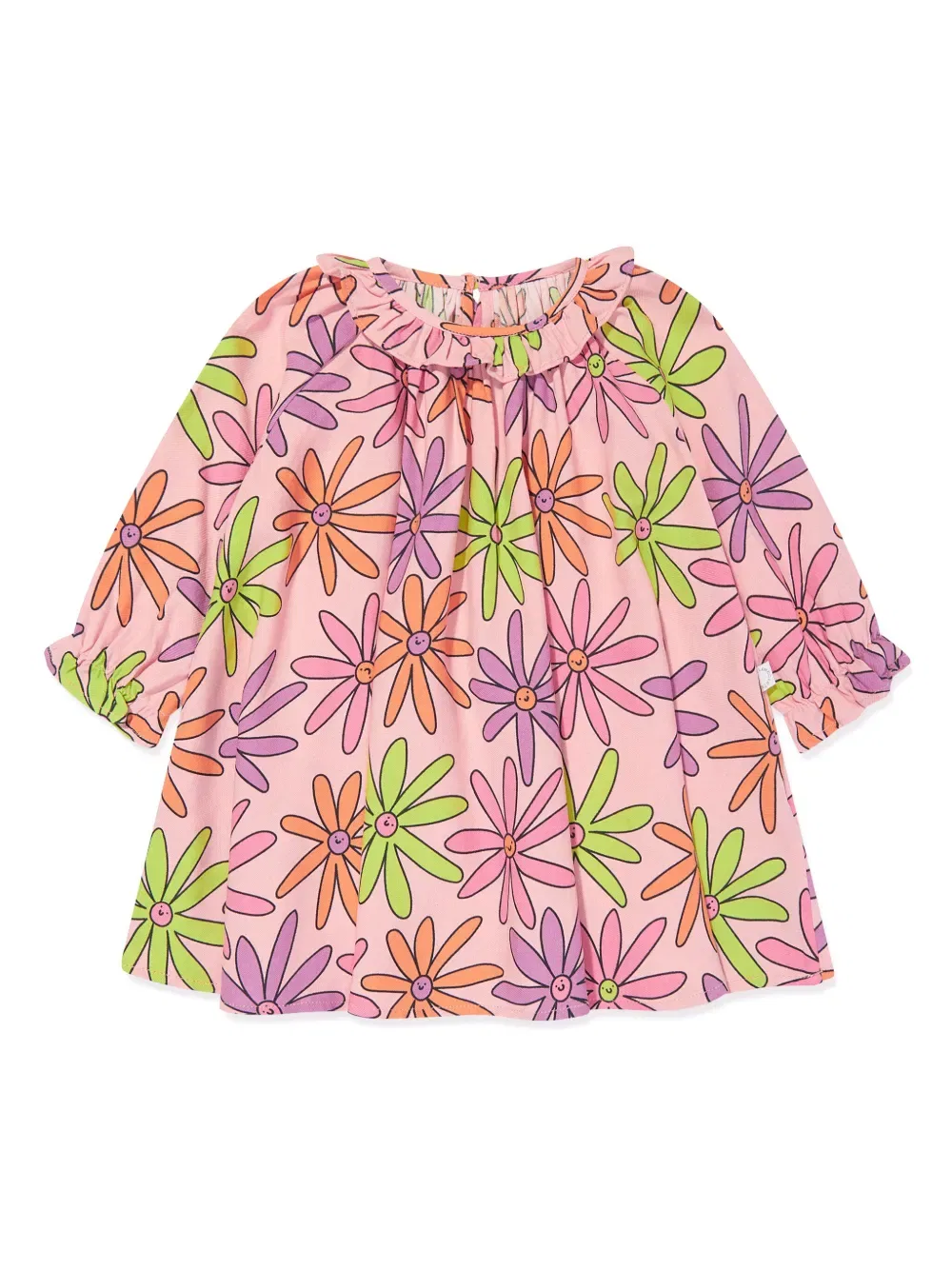 Мини-Платье с цветочным принтом Stella Mccartney Kids, розовый — фото 2