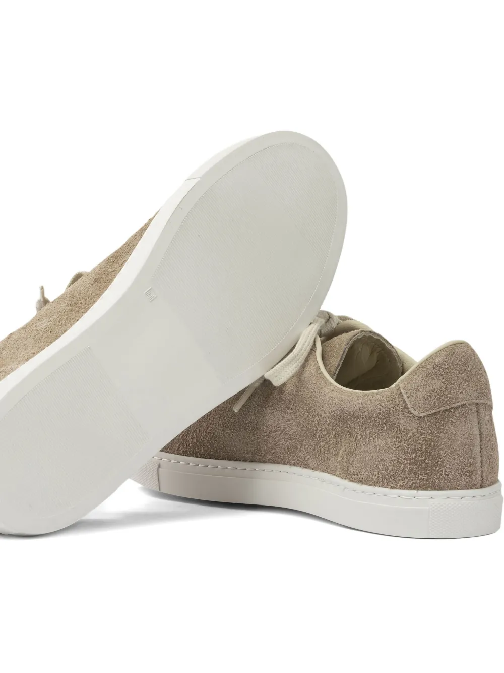 Замшевые кеды на шнуровке Achilles Common Projects, нейтральный — фото 3