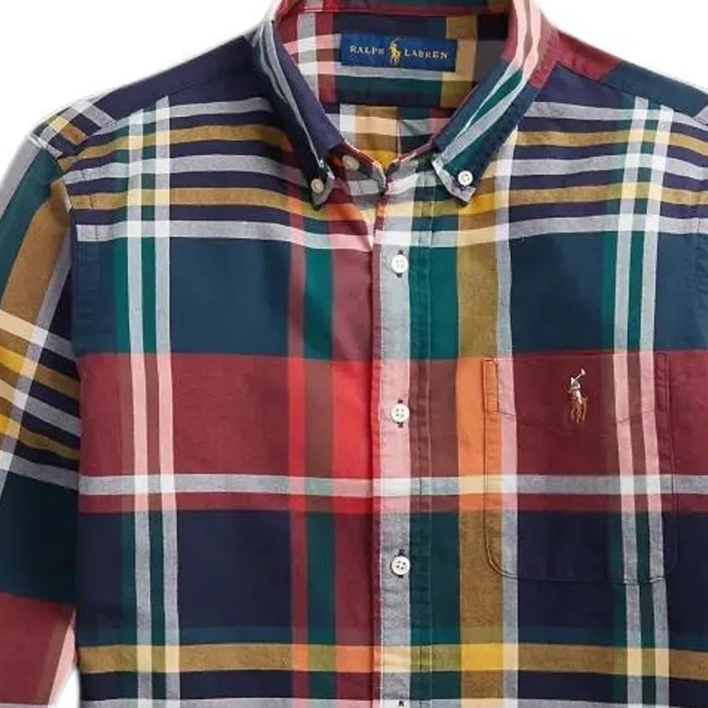 Рубашка мужская SS23 Multicolor Polo Ralph Lauren — фото 3