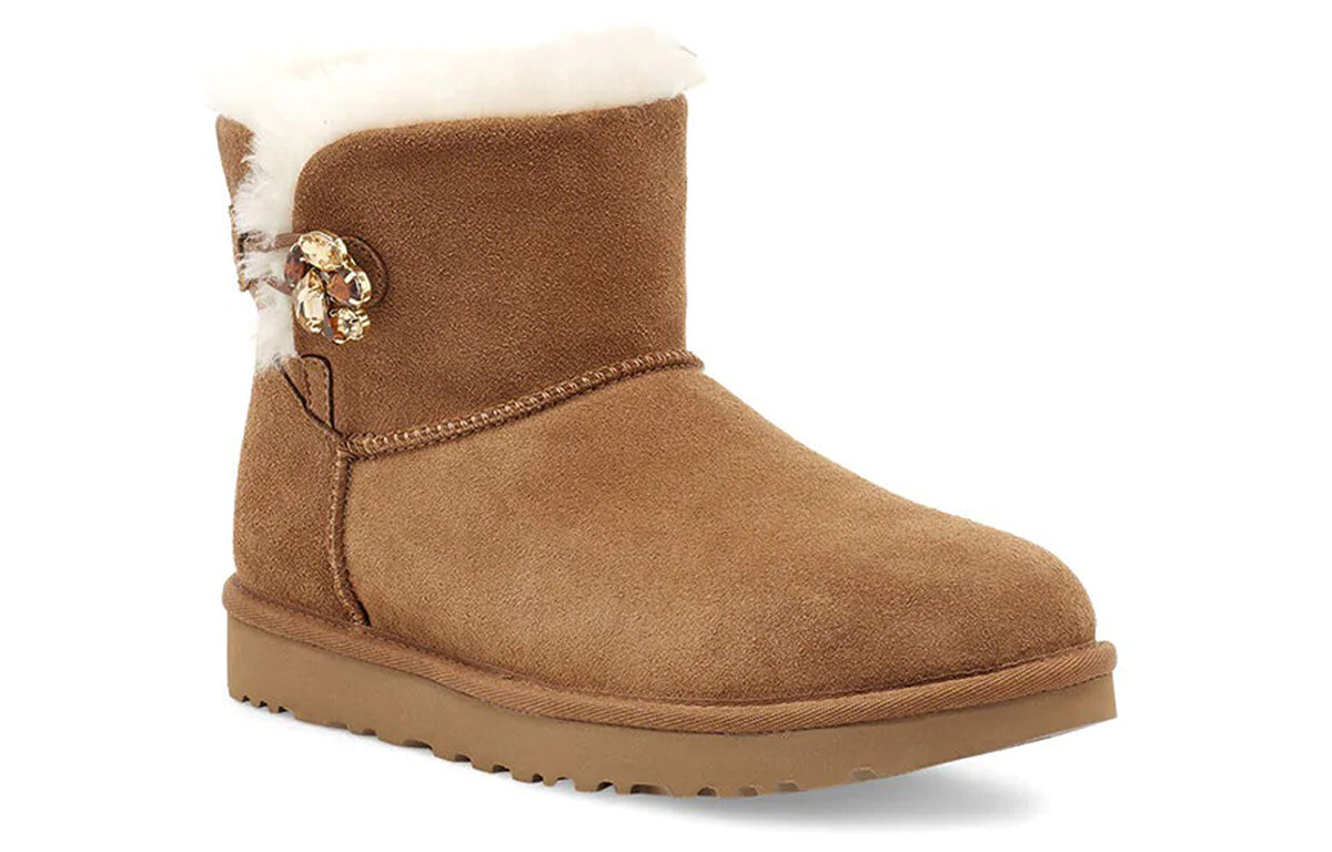 Женские зимние ботинки Bailey, каштановые, многоцветные Ugg — фото 3