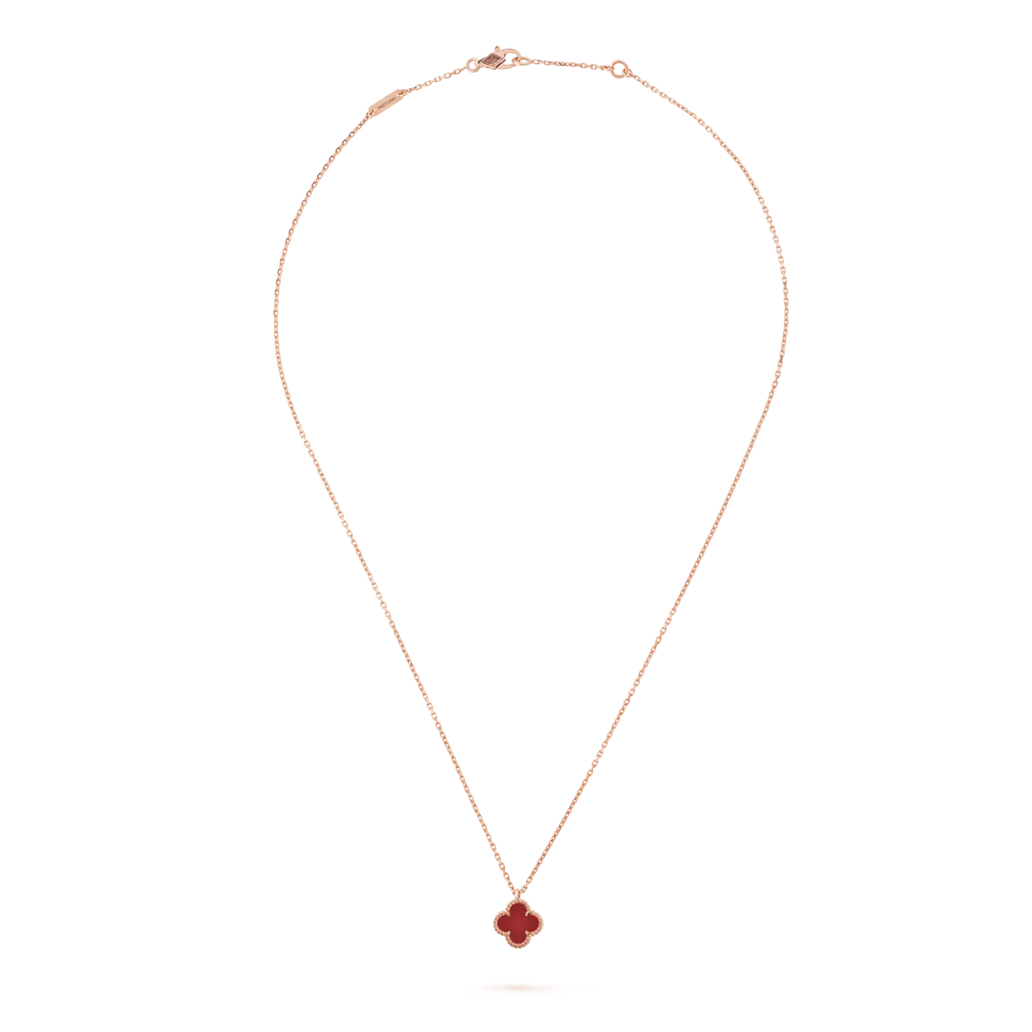 

Кулон Van Cleef & Arpels Sweet Alhambra, 18-ct розовое золото, сердолик