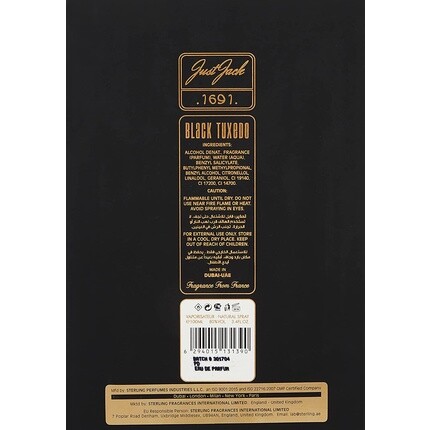 Мужская парфюмерная вода Just Jack Smoking Black Cologne 100ml — фото 3