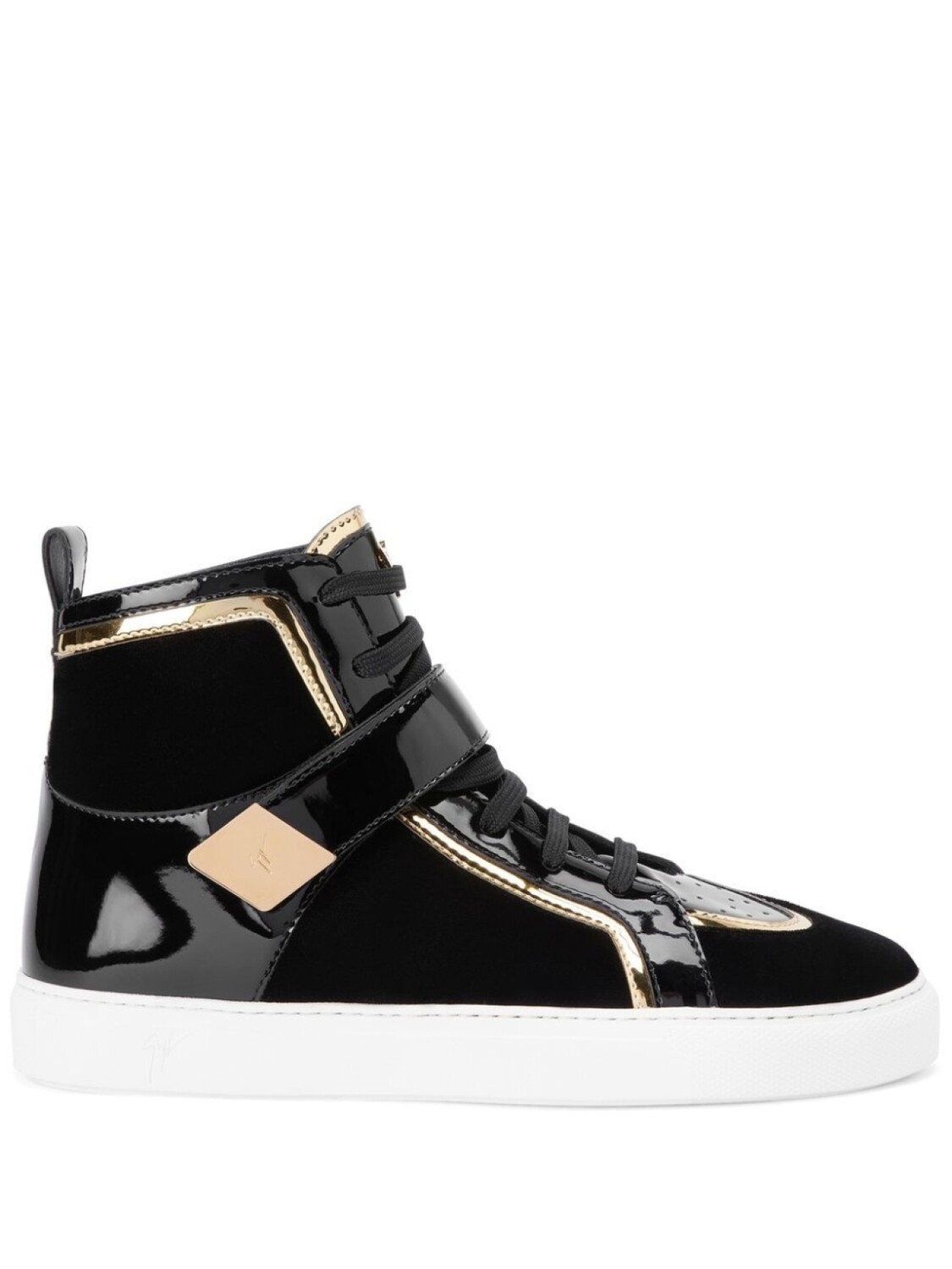 

Giuseppe Zanotti высокие кеды Zenas, черный