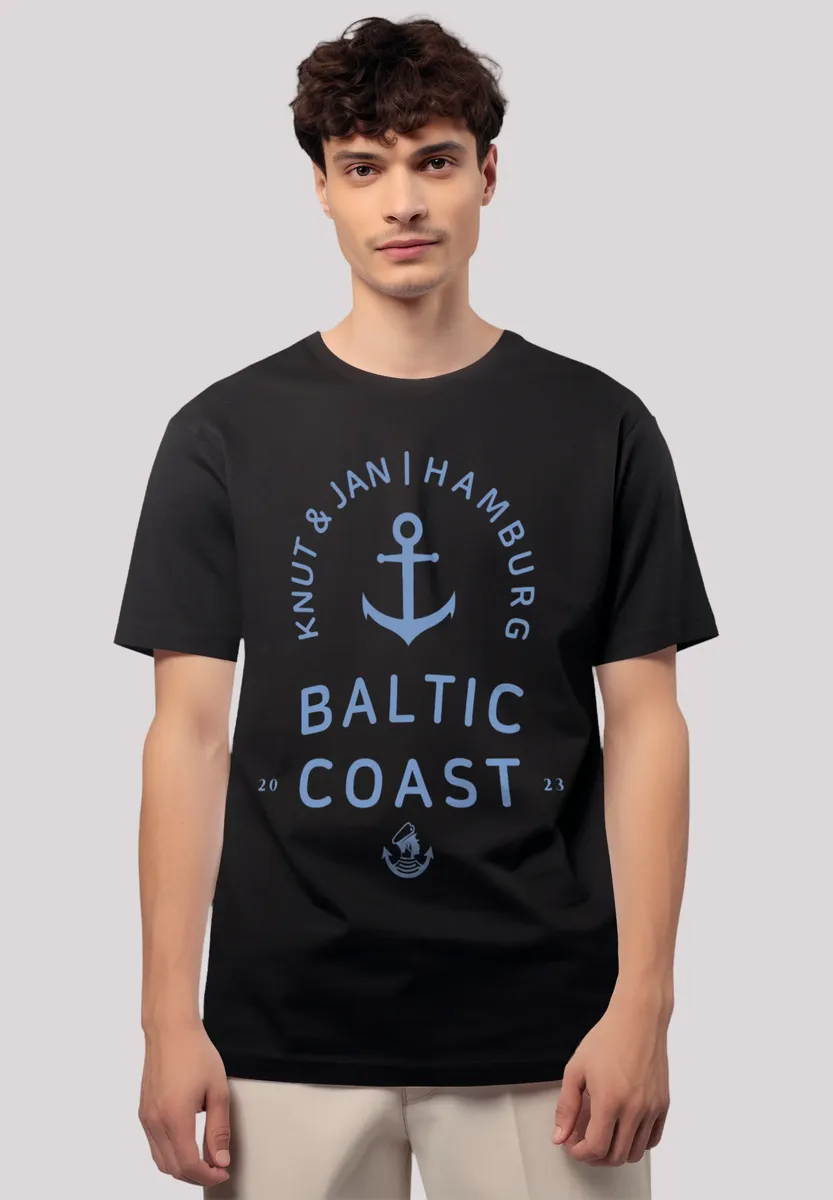 

F4NT4STIC Футболка "Baltic Sea Logo Knut & Jan Hamburg", премиум качество, черный