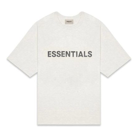 

Футболка Fear of God Essentials Short Sleeves T-Shirt 'Light Oatmeal', серый