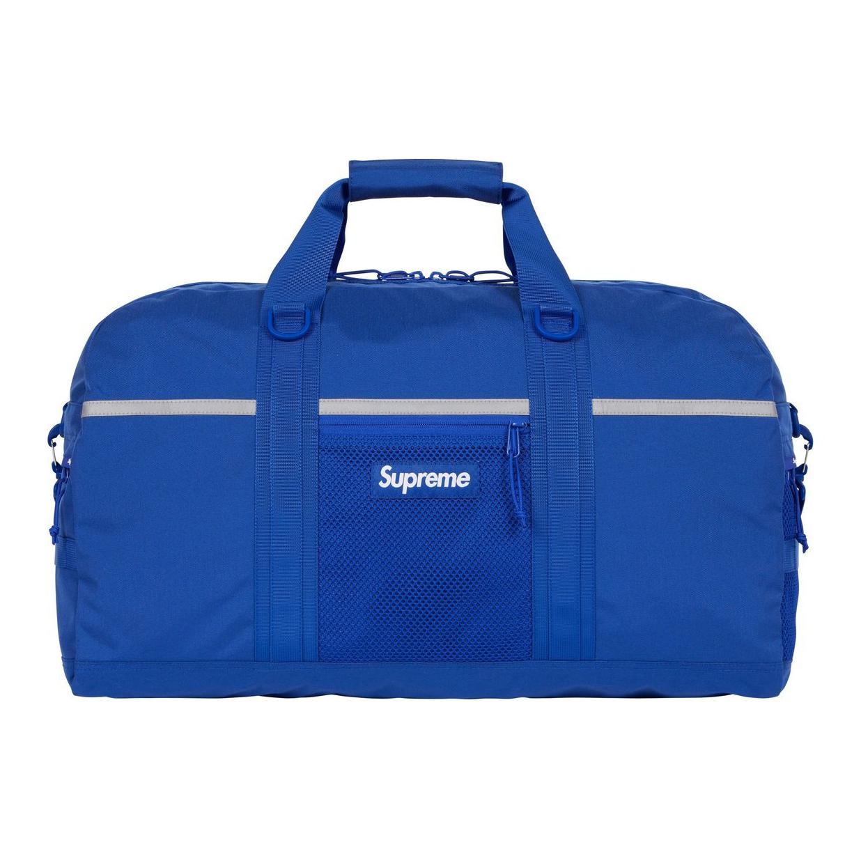 

Нейлоновая дорожная сумка унисекс синяя Supreme