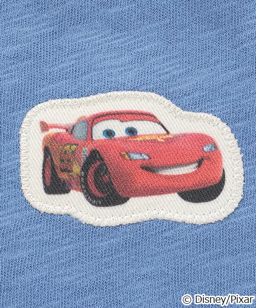 Детский костюм с аппликацией Disney Cars, хлопок, кремовый — фото 4