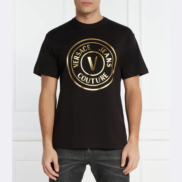 

Футболка стандартного кроя Versace, черный