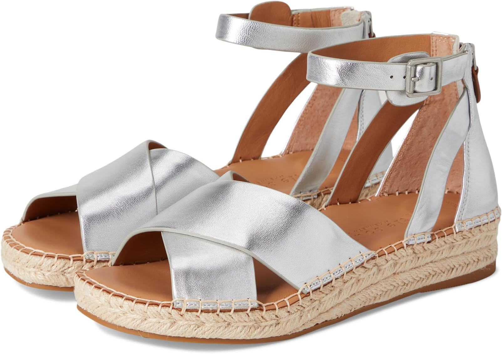 Сандалии Gentle Souls by Kenneth Cole Leon, цвет Silver Leather