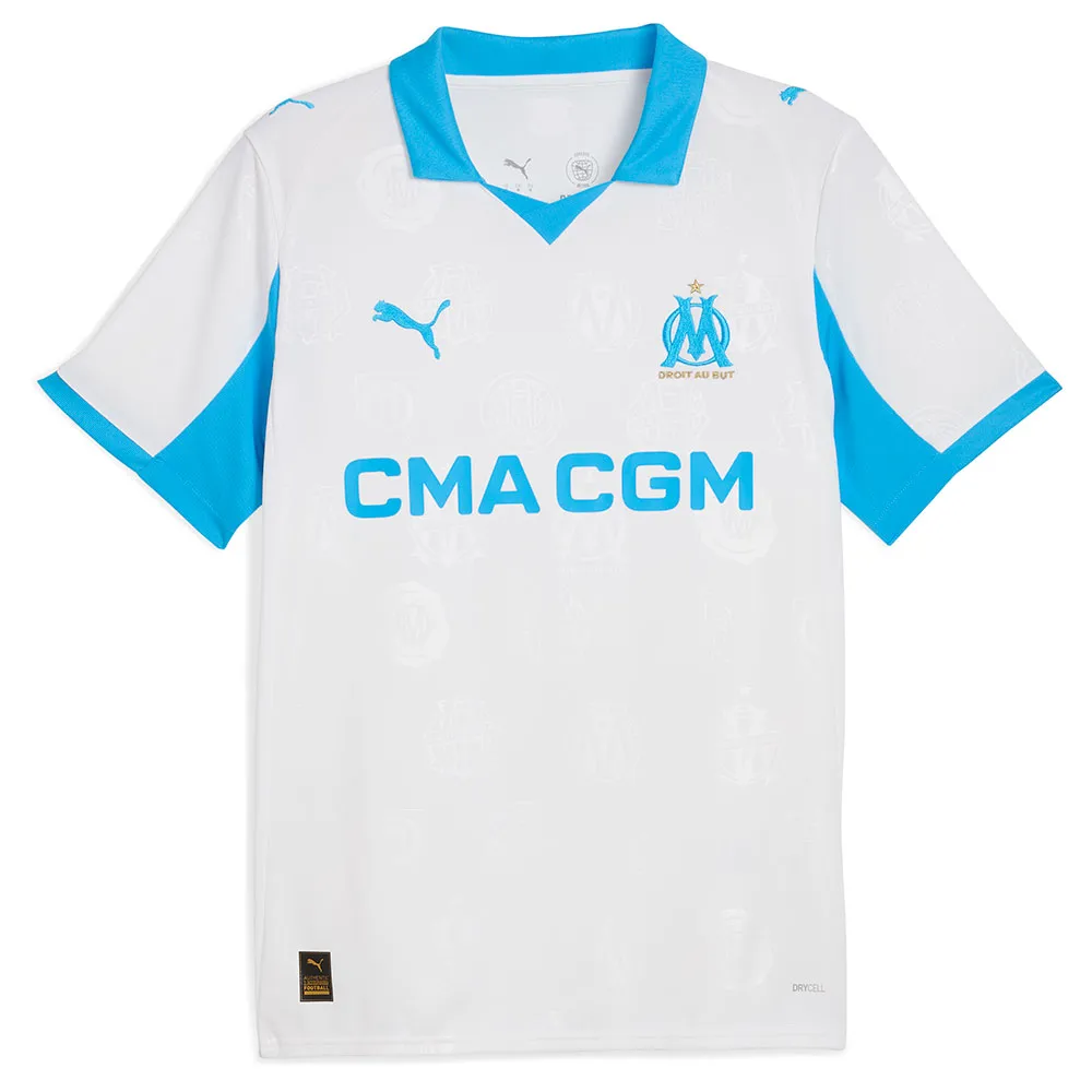 

Футболка с коротким рукавом Puma Olympique Marseille 25/26 Replica home, белый