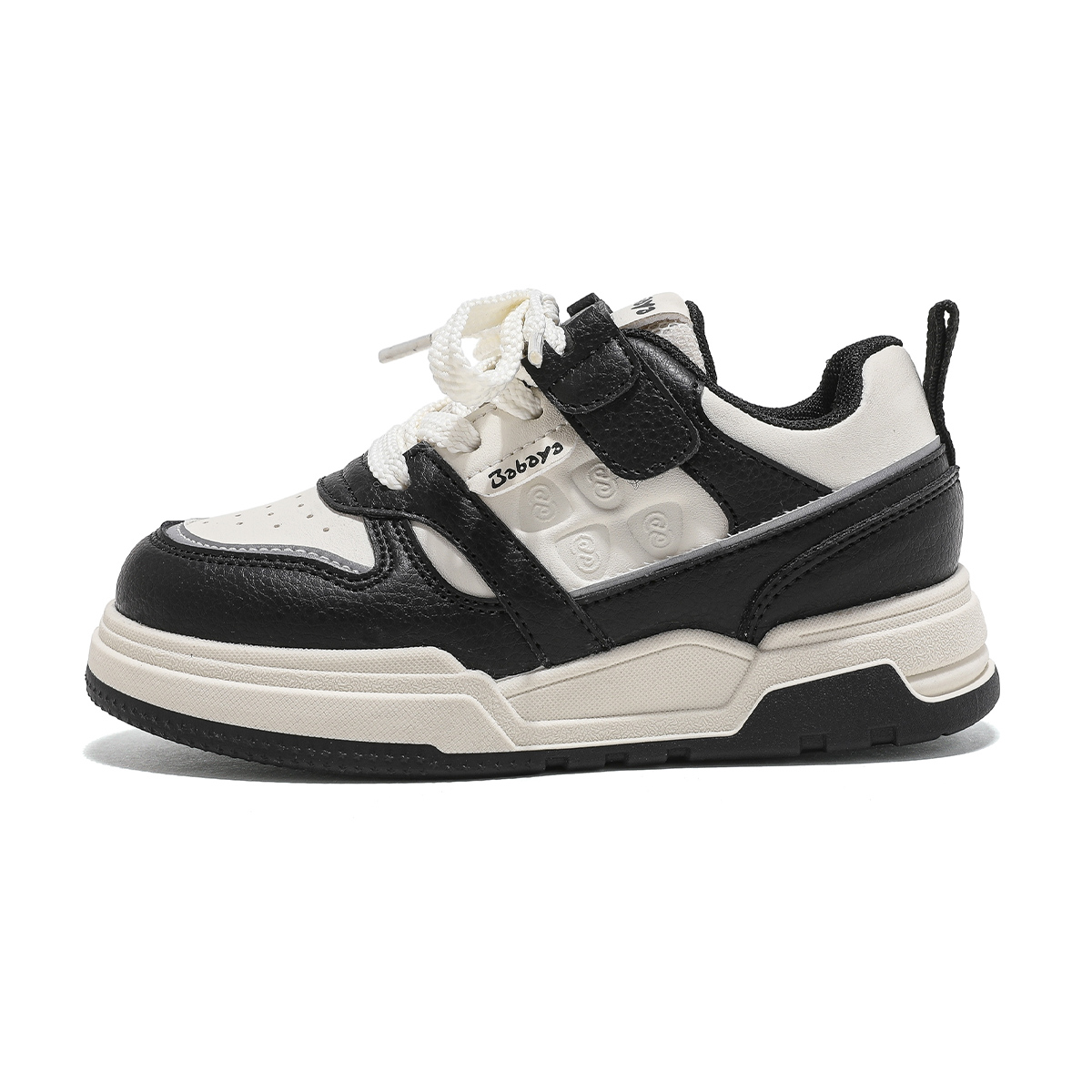 

Детские кроссовки для скейтбординга с амортизацией Anti Kick Low Top Babaya, бежевый/розовый