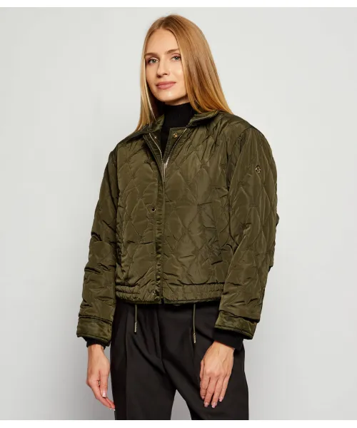 

Двусторонняя куртка-бомбер Cropped fit Michael Kors, зеленый