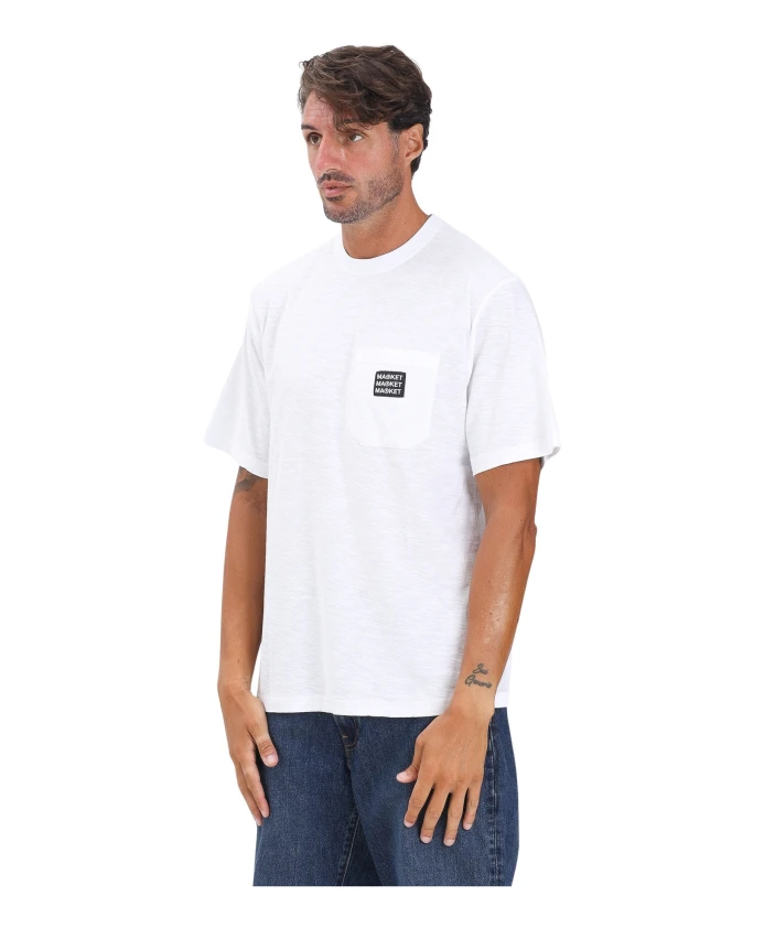 

Белая футболка с надписью "Позвоните моему адвокату". Market, белый