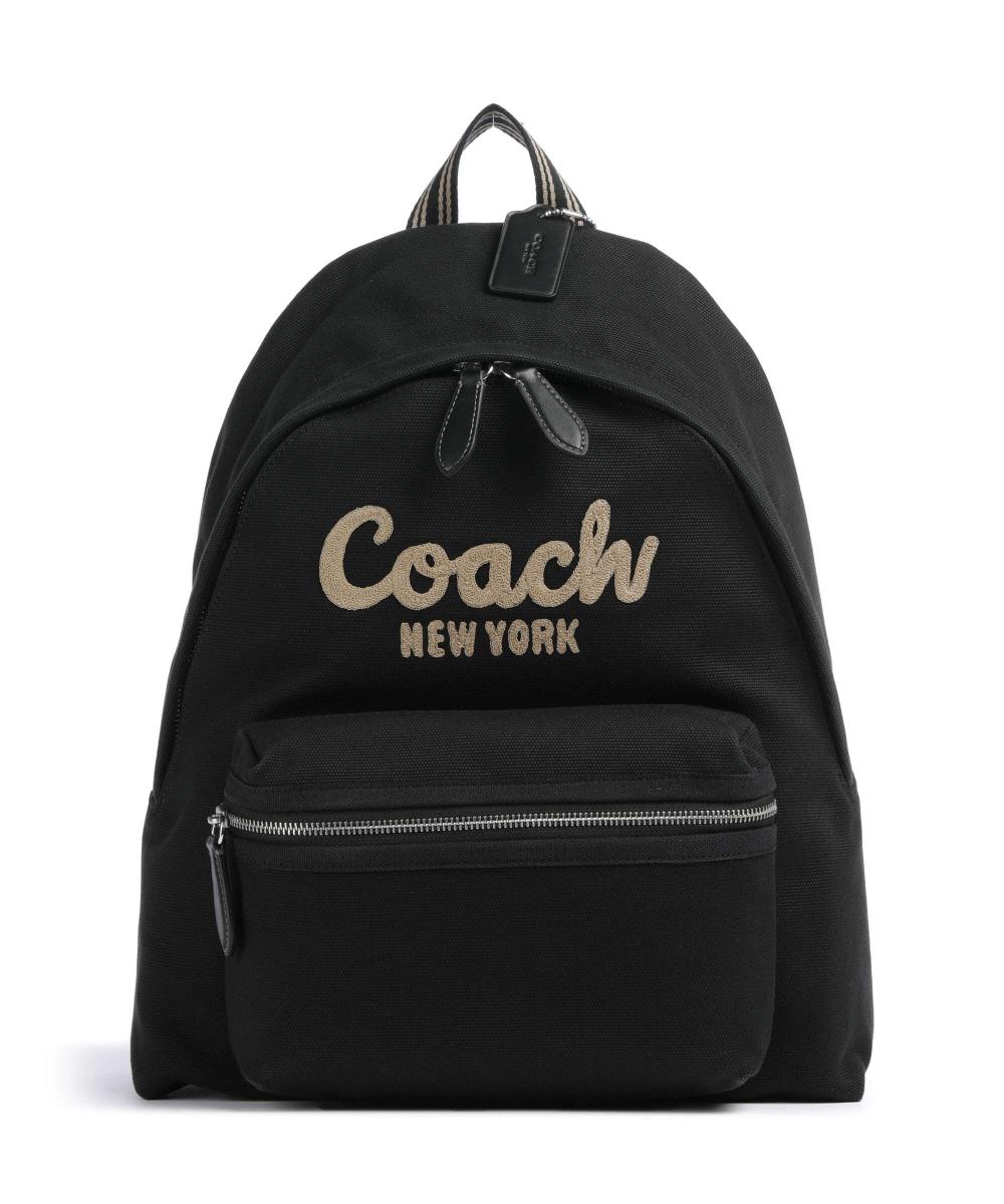 

Грузовой рюкзак хлопок Coach, черный