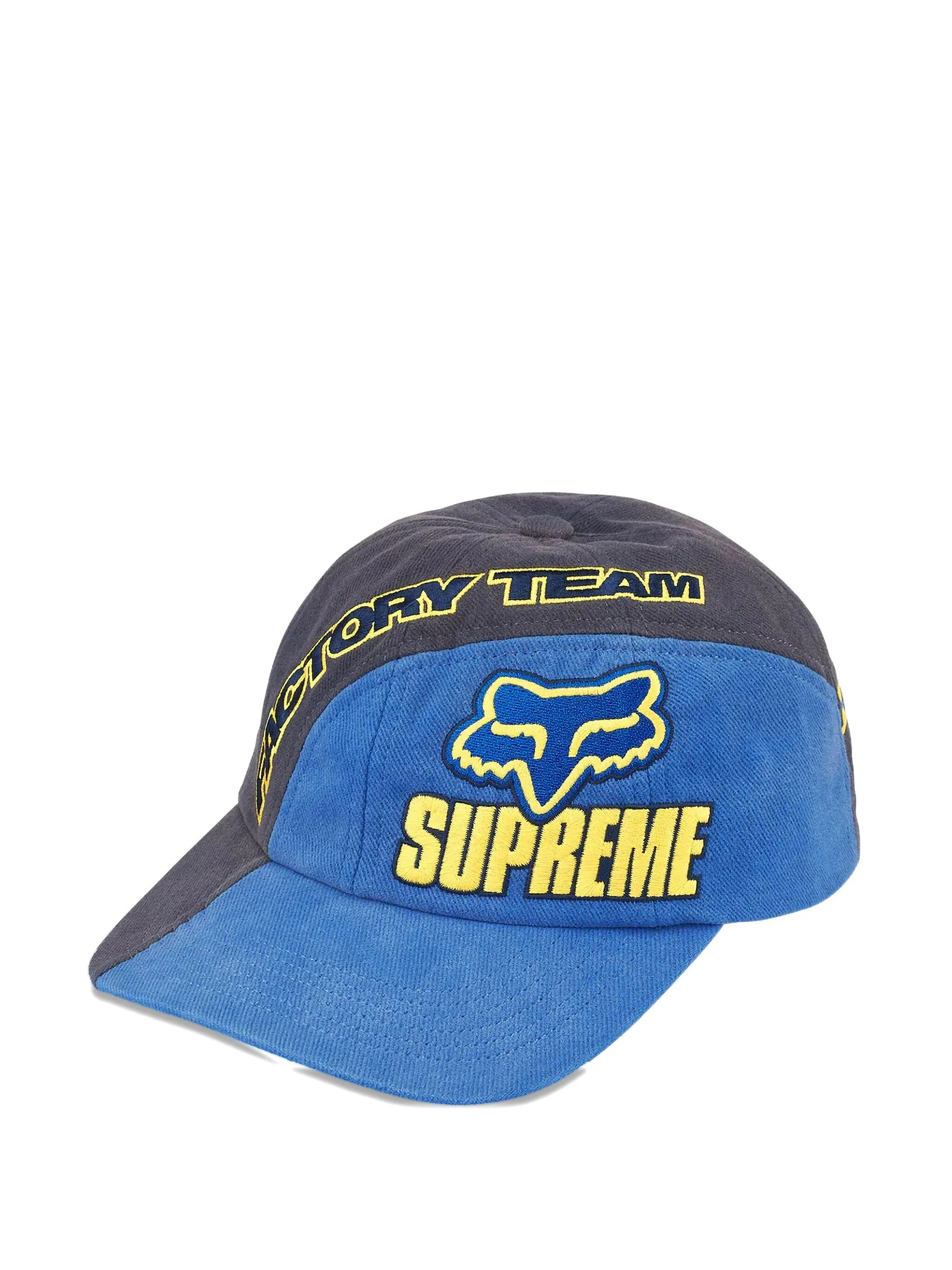 

Кепка с вышитым логотипом из коллаборации с Fox Racing Supreme, синий