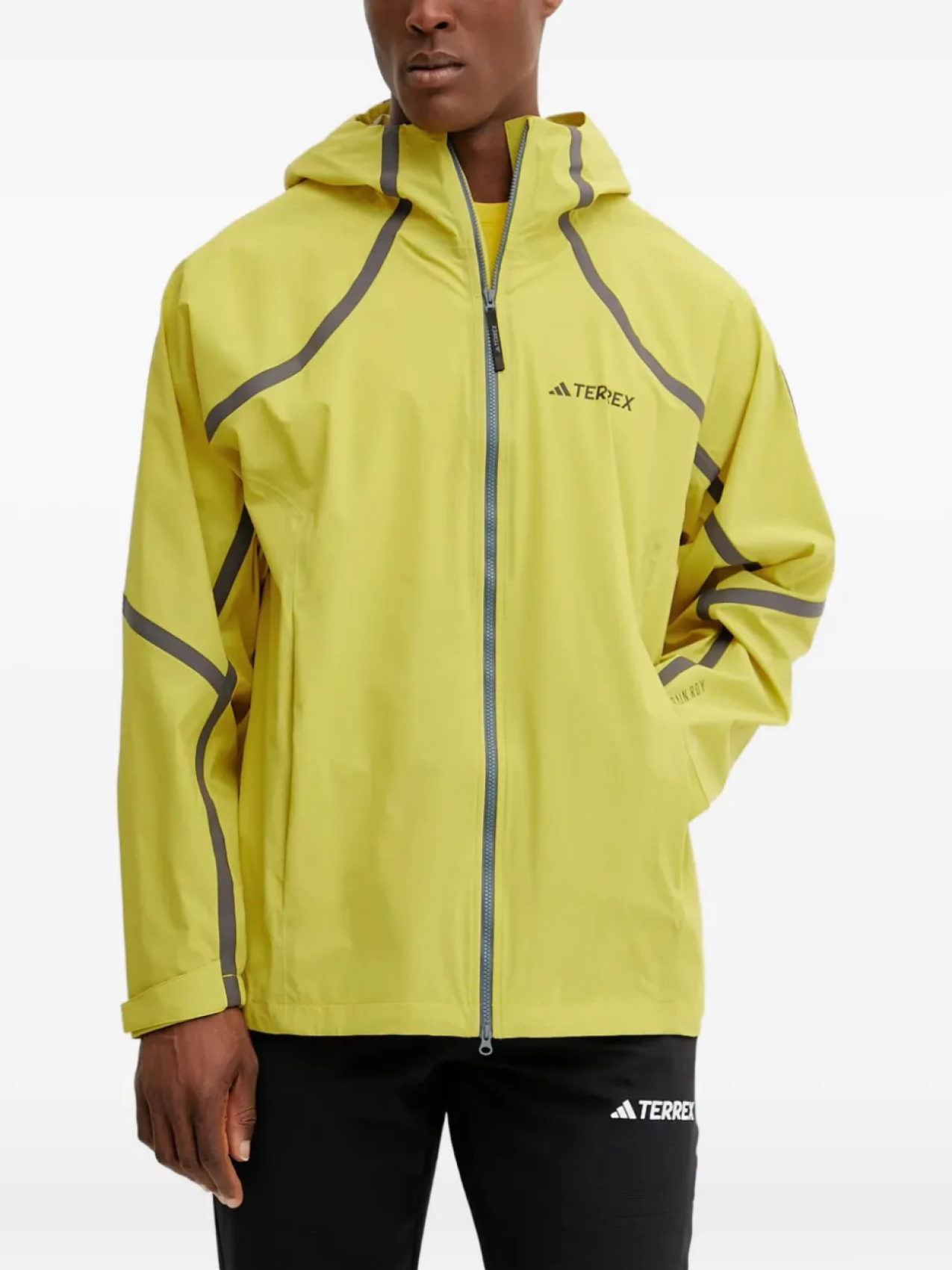 

Куртка с капюшоном Adidas x National Geographic WIND.RDY, желтый