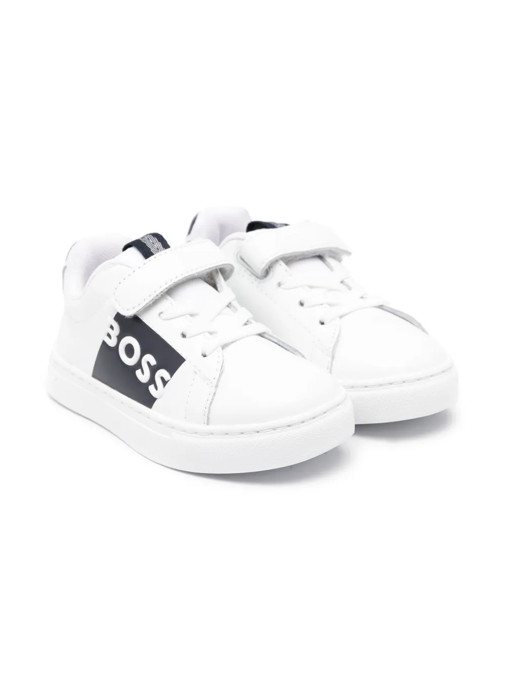 

Кроссовки с тисненым логотипом BOSS Kidswear, белый