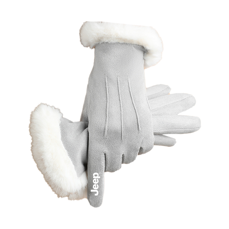 

Перчатки вязаные Wool/Cashmere Women's Jeep, серый