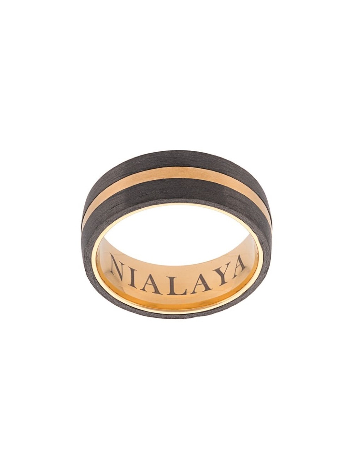 

Кольцо с изогнутыми панелями Nialaya Jewelry, желтый