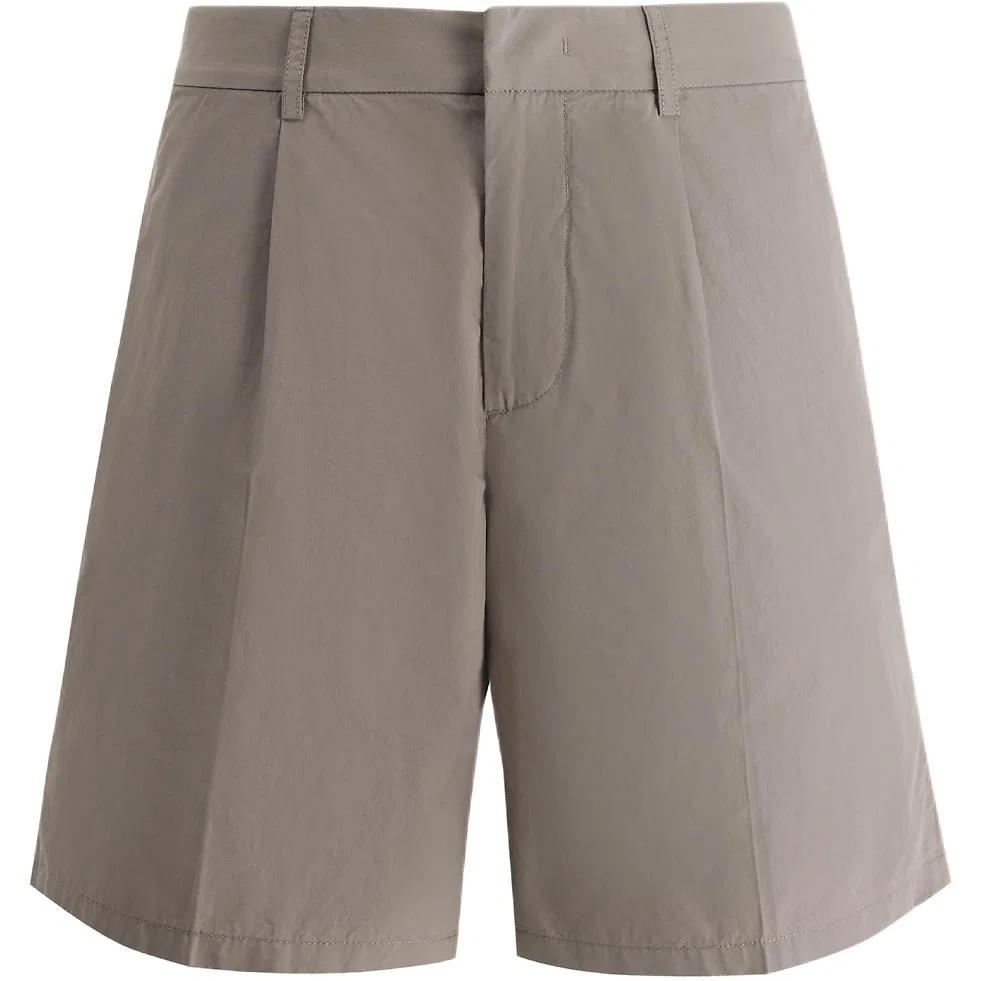 Бермудские шорты в складку EMPORIO ARMANI, Beige