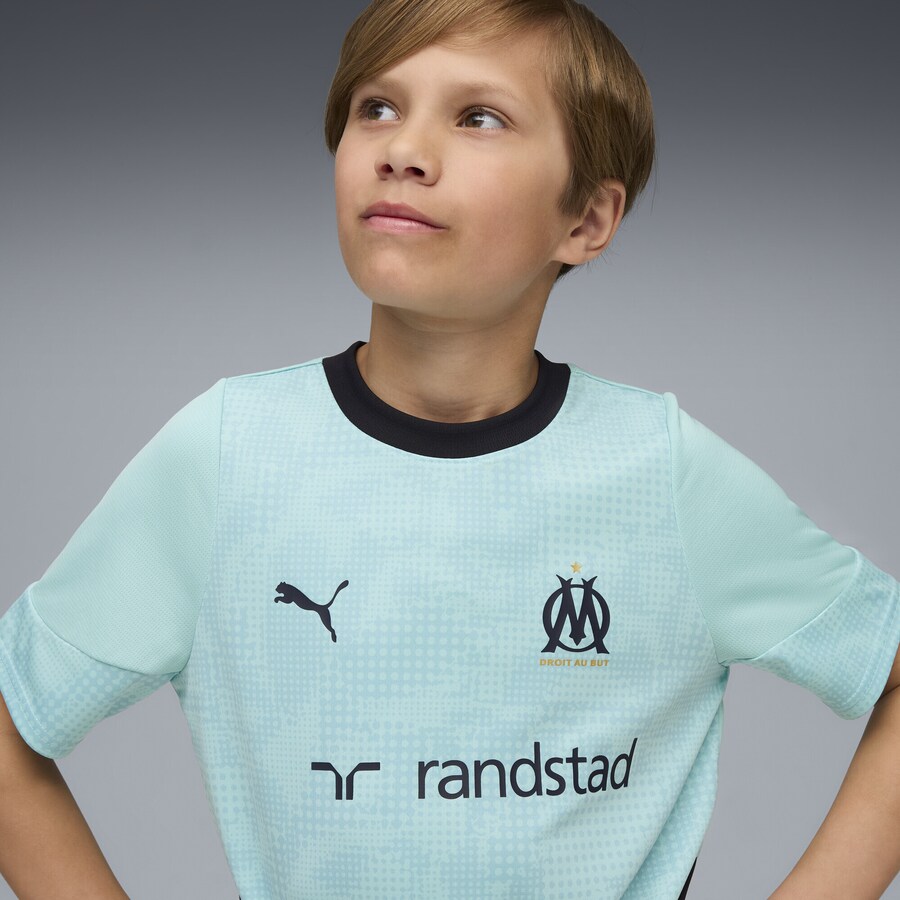 Футболка Performance PUMA Olympique de Marseille, темно-синий/светло-синий — фото 4