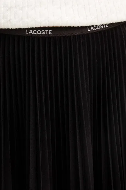 Юбка плиссированная maxi Lacoste, коричневый — фото 4