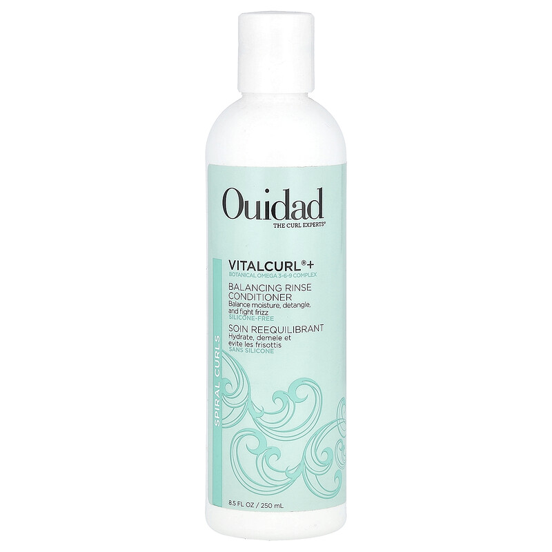 

Ouidad, VitalCurl +, балансирующее ополаскивание, кондиционер, спиральные локоны, 250 мл (8,5 жидк. унц.)