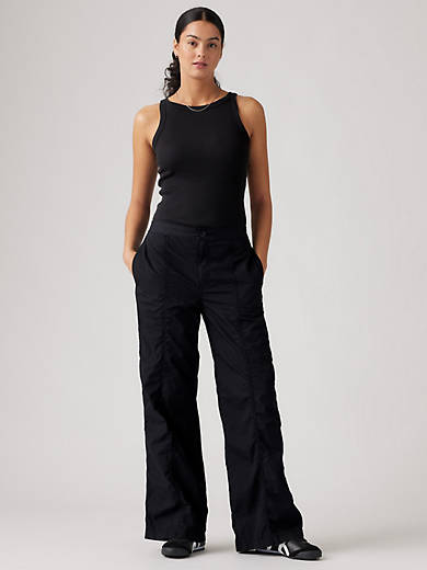 

Женские брюки-парашюты мешковатые Levi's, цвет Anthracite Night - Black