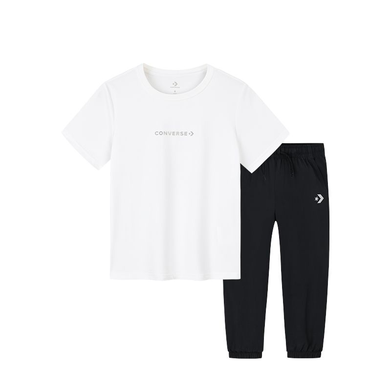 Повседневная спортивная одежда SS25 для детей 3-7 лет Converse, черный — фото 4