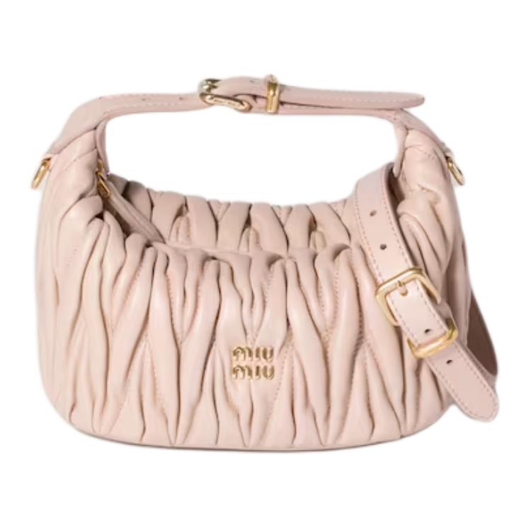 

MIU MIU Сумка матлассе из овечьей кожи розовая