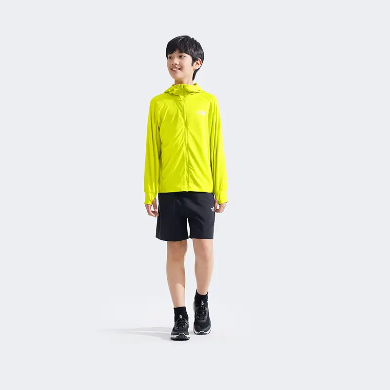 THE NORTH FACE Защитная одежда от солнца LIGHTRANGE Sunriser Spring Aqua Green для детей 3-7 лет — фото 3