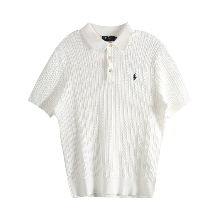

Свитер Polo Ralph Lauren Featherweight Cable Knit Short-Sleeper, белый