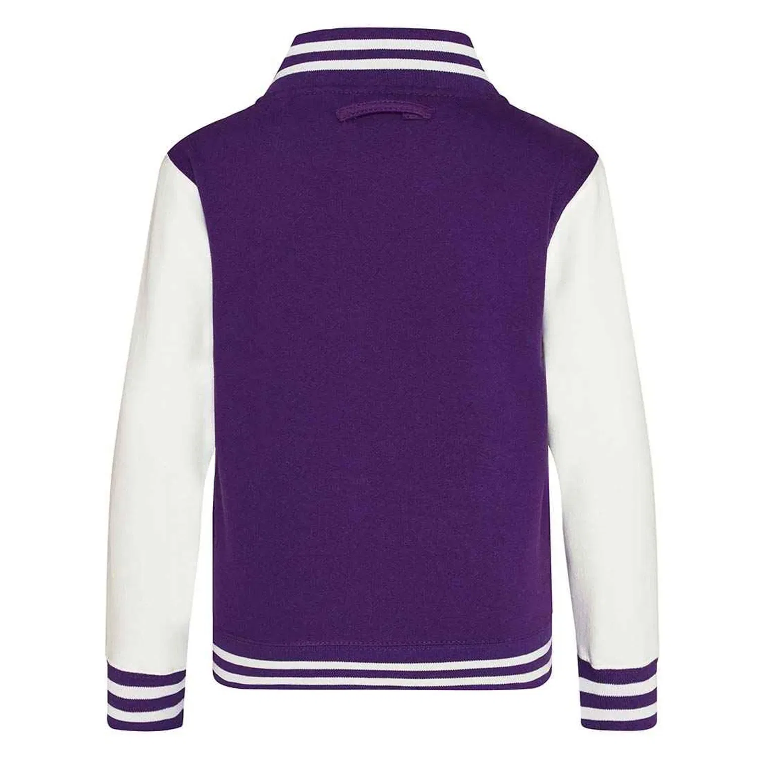 Куртка Varsity с контрастными рукавами Awdis, фиолетовый — фото 2