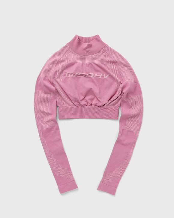 

Топ Misbhv Sport Cropped Longsleeve Bubblegum, цвет bubblegum