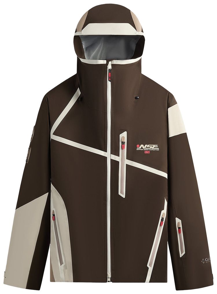 

Куртка Kith For Columbia 3L Ski Interchange Jacket, коричневый