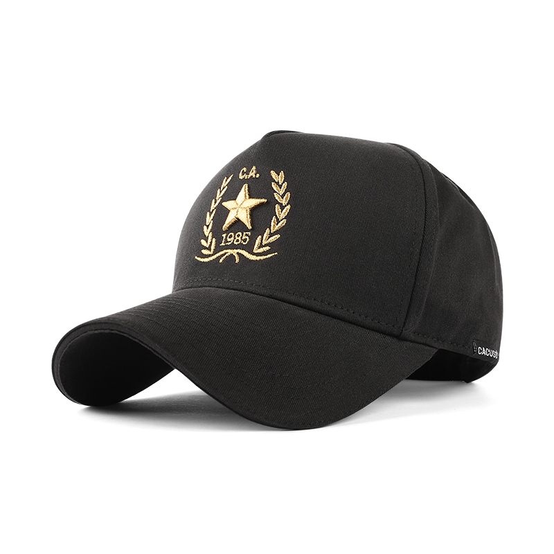 

Бейсболка Unisex CACUSS Junior, черно-золотая