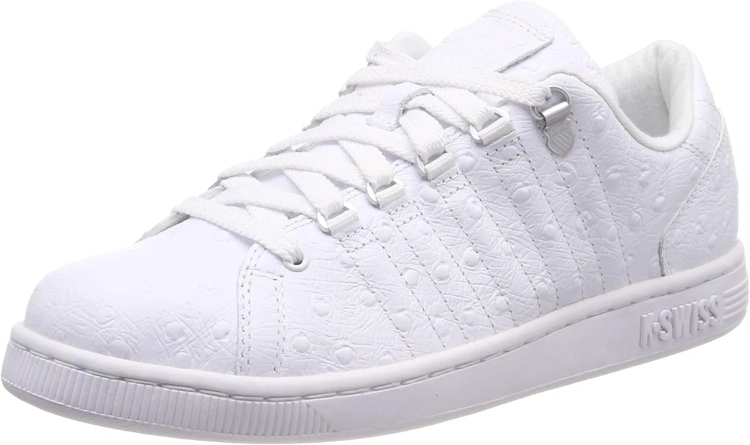 Мужские модные кроссовки K-Swiss Lozan III P, White Grey Blue