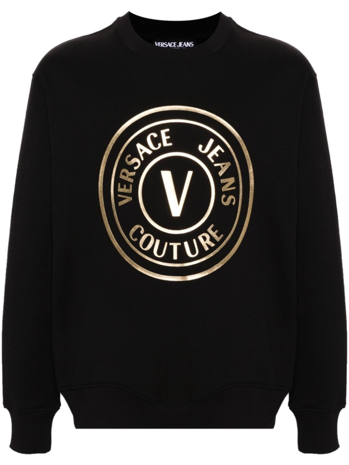 

Versace Jeans Couture толстовка с логотипом V-Emblem, черный