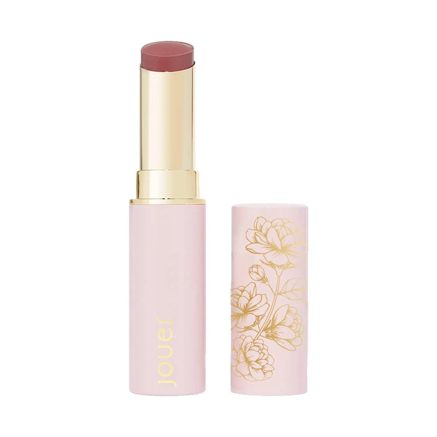 Jouer Bare Rose Lip Kit - блеск для губ и карандаш-дуэт, тонированный бальзам с маслом жожоба, Bare Rose- Lip Balm & Liner Duo — фото 2