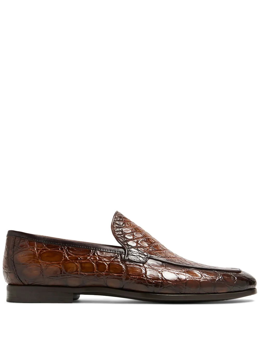 

Лоферы с тиснением Magnanni, коричневый